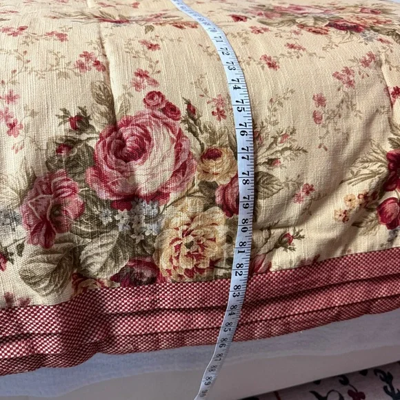 Waverly Comforter Home Harbor Norfolk Rose Sonata Queen CottageCore Farm House - Picture 10 of 12
